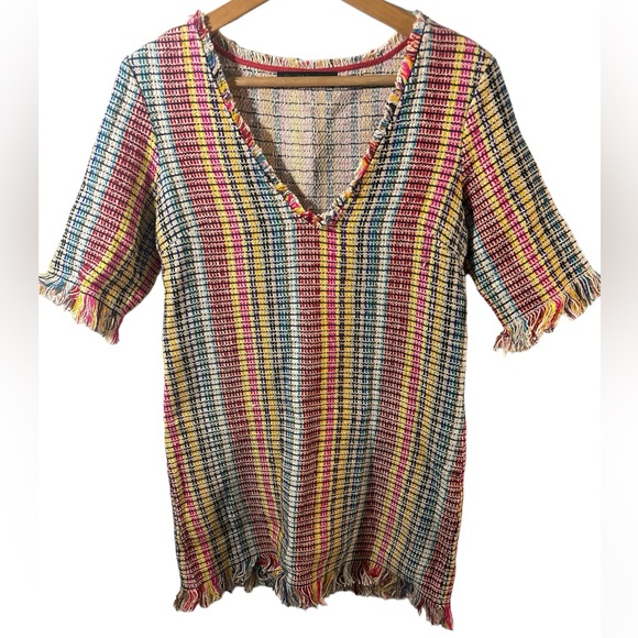 House of Harlow 1960 x REVOLVE Dress in Multi Stripe size Small. 💯 cotton - Picture 2 of 12